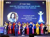 CHỦ TỊCH HĐQT BẢO HIỂM HÀNG KHÔNG VNI NHẬN DANH HIỆU NỮ DOANH NHÂN VIỆT NAM TIÊU BIỂU NĂM 2021